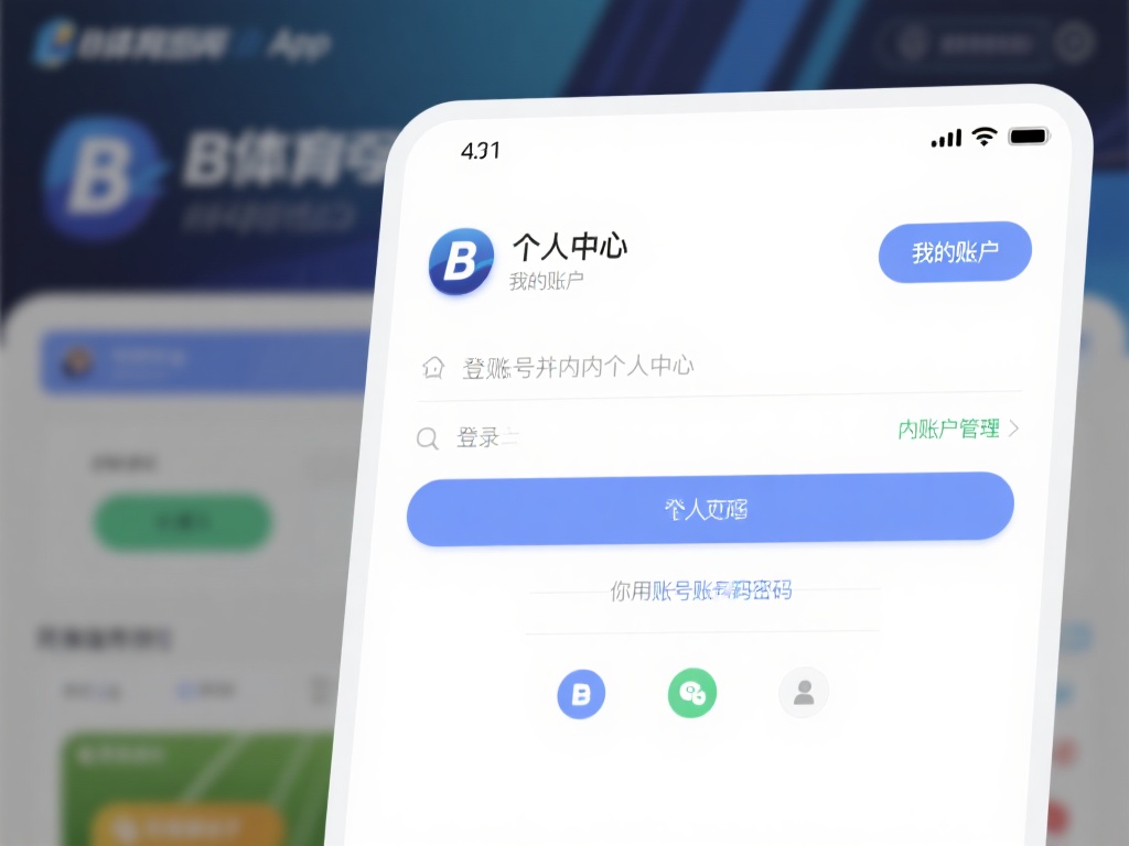 登录账号并进入个人中心
首先，打开b体育官网或A